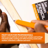 BAZIC Carpenter's Pencil (5/Pack), pack of 24