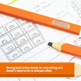 BAZIC Carpenter's Pencil (5/Pack), pack of 24