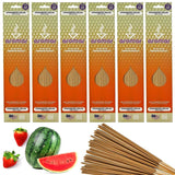 Aromar Hand-Dipped Incense Sticks – Made in USA, Multi-Scent Options, Available in 1, 3, or 6 Packs