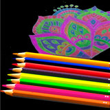 BAZIC 8 Neon Colored Pencils, pack of 24