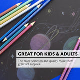BAZIC 12 Metallic Colored Pencils, pack of 12