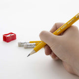 BAZIC 3 #2 The First Triangle Jumbo Yellow Pencil w/ Sharpener, pack of 24