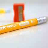 BAZIC 3 #2 The First Triangle Jumbo Yellow Pencil w/ Sharpener, pack of 24