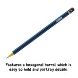 BAZIC Drawing & Sketching Pencil Set (6 Assortment), pack of 24