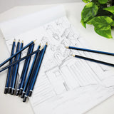 BAZIC Drawing Sketching Pencil Set, for Adults Artists (12/Pack), 24-Pack