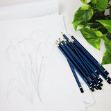 BAZIC Drawing Sketching Pencil Set, for Adults Artists (12/Pack), 24-Pack