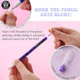 BAZIC Paisley Multi-Point Pencil (8/Pack), pack of 24