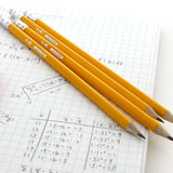 BAZIC #2 Triangle Yellow Pencil (12/Pack), pack of 24