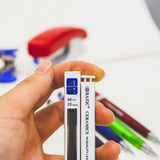 BAZIC Tri-Angle 0.7 mm Mechanical Pencil w/ Ceramics High-Quality Lead, pack of 24