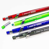 BAZIC Tri-Angle 0.7 mm Mechanical Pencil w/ Ceramics High-Quality Lead, pack of 24