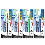 BAZIC Tri-Angle 0.7 mm Mechanical Pencil w/ Ceramics High-Quality Lead, pack of 24