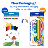 BAZIC 24 Colored Pencils, pack of 12