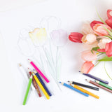 BAZIC 12 Mini Colored Pencils, Set for Art Drawing Sketching, 24-Pack