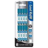 BAZIC 20 Ct. 0.7 mm Mechanical Pencil Lead (8/pack), pack of 24