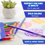 BAZIC Next 18 Colored Pencils, pack of 24