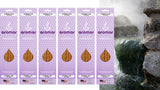 Aromar Hand-Dipped Incense Sticks – Made in USA, Multi-Scent Options, Available in 1, 3, or 6 Packs