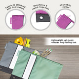 BAZIC Assorted Color 3-Ring Pencil Pouch, pack of 24