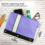 BAZIC Assorted Color 3-Ring Pencil Pouch, pack of 24