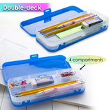 BAZIC Bright Color Double Deck Organizer Box, pack of 24