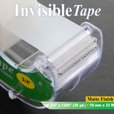 BAZIC 3/4" x 1296" Invisible Tape w/ Dispenser, pack of 24