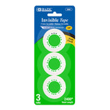 BAZIC 3/4" X 800" Invisible Tape Refill (3/Pack), pack of 24