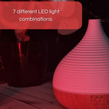Aromar Wood Enlightenment 100 mL Ultrasonic Essential & Fragrance Oil Diffuser (Black)