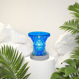 Aromar Touch Electric Oil Burner - Glass Maze Blue  (77601)
