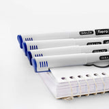 BAZIC Fiero Blue Fiber Tip Fineliner Pen (4/Pack), pack of 24