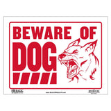 BAZIC 12" X 16" Beware of Dog Sign, pack of 24