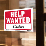 BAZIC 12" X 16" Help Wanted Sign, pack of 24