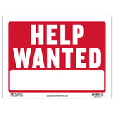 BAZIC 12" X 16" Help Wanted Sign, pack of 24