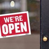 BAZIC 12" X 16" Open Sign w/ Closed Sign on Back, pack of 24