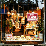 BAZIC 12" X 16" For Lease Sign, pack of 24