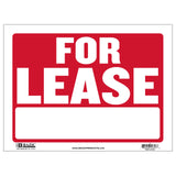 BAZIC 12" X 16" For Lease Sign, pack of 24