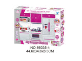 AZ Trading & Import Psk54 My Modern Kitchen Full Deluxe Kit Battery Operated Kitchen Playset: Refrigerator, Stove, Microwave, Mix