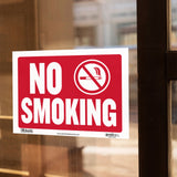 BAZIC 9" X 12" No Smoking Sign, pack of 24