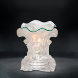 Aromar Dimmer Electric Oil Burner - Glass Rose Fog (7713)
