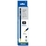 BAZIC #2B Premium Wood Pencil (12/Pack), pack of 24