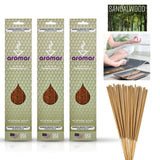 Aromar Hand-Dipped Incense Sticks – Made in USA, Multi-Scent Options, Available in 1, 3, or 6 Packs