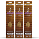 Aromar Hand-Dipped Incense Sticks – Made in USA, Multi-Scent Options, Available in 1, 3, or 6 Packs