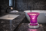 Aromar Touch Electric Oil Burner - Glass Maze Purple (77607)