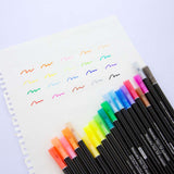 BAZIC 20 Colors Felt Tip Washable Markers-Pack of 72