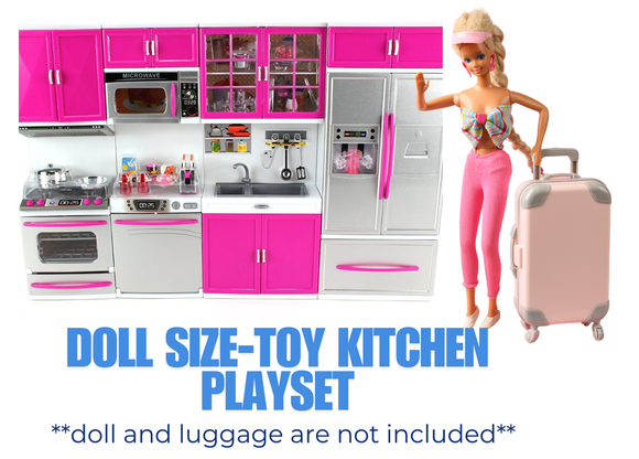 My Modern Kitchen Full Deluxe Kit Battery Operated Kitchen Playset (PSK32)