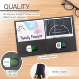 BAZIC Premium 2-Pocket Portfolio (25/Box)-Pack of 5