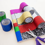 BAZIC 1.88" X 3 Yards Glitter Tape (Pack of 36)