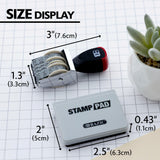 BAZIC Date Stamp and Ink Pad (Black Ink) (1-EACH)
