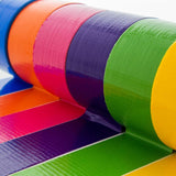 BAZIC 1.88" X 10 Yard Assorted Fluorescent Colored Duct Tape - pack of 36