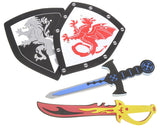 Giddyup! Buck's Foam Swords Shields Ninja Warrior Costume Accessories, (2 Pieces)
