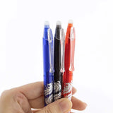 BAZIC Frizz Assorted Color Erasable Gel Pen with Grip (3/Pack), pack of 24