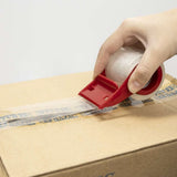 BAZIC 1.88" X 800" Clear Packaging Tape w/ Dispenser, pack of 24